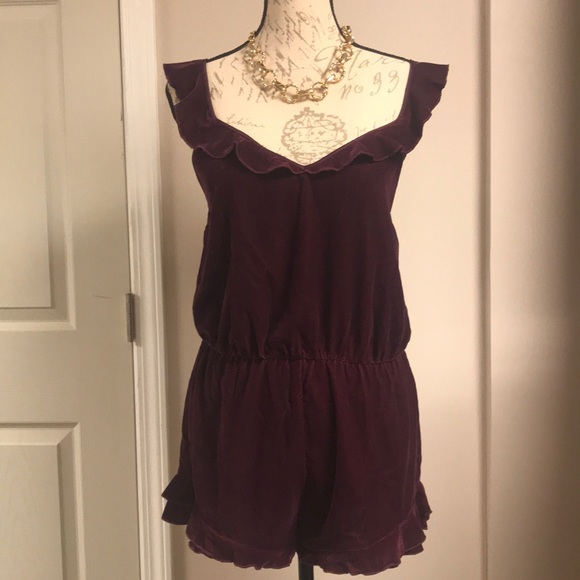 💕💕Victoria Secret Velvet Romper - Picture 3 of 6
